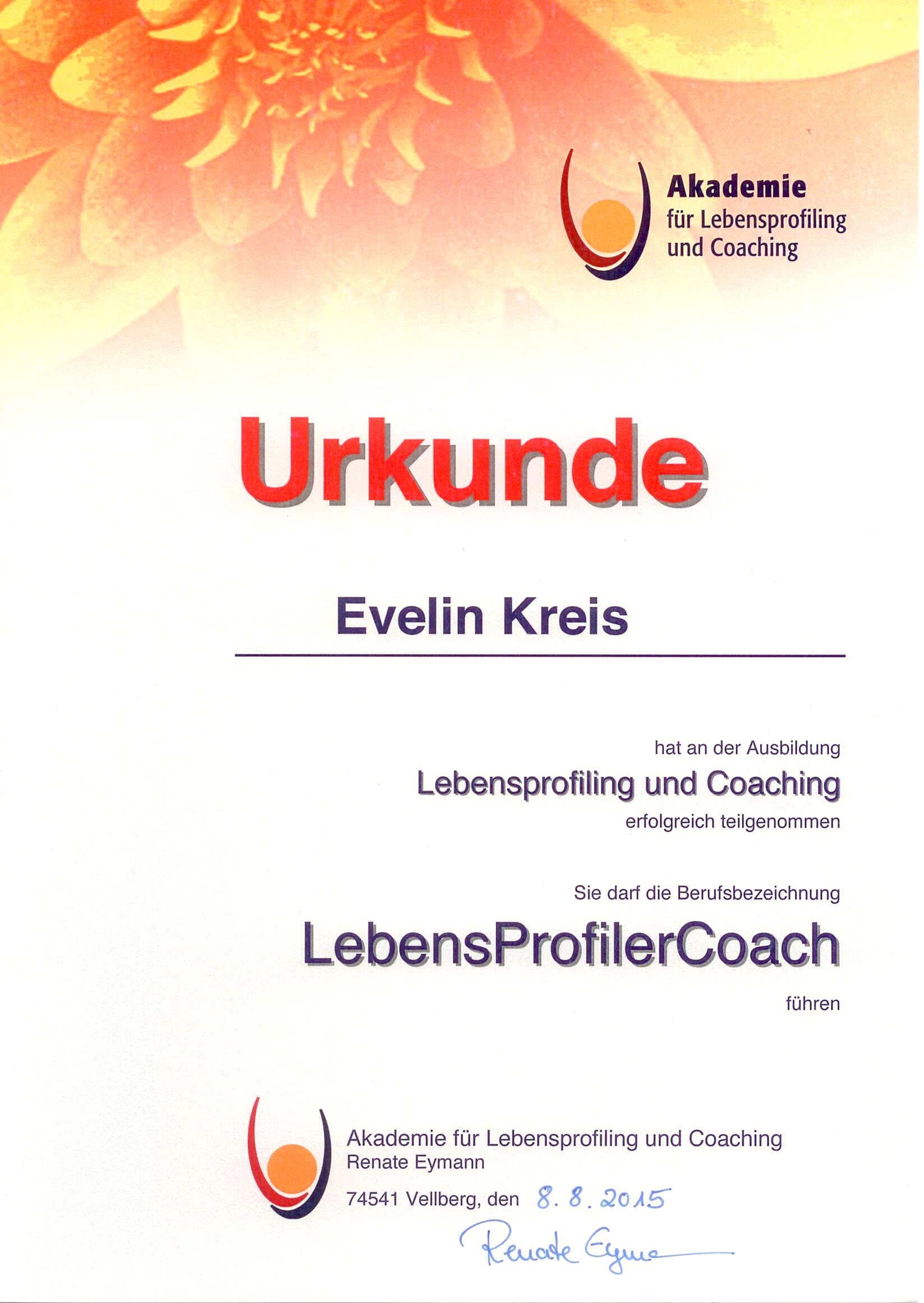 Lebensprofilercoach